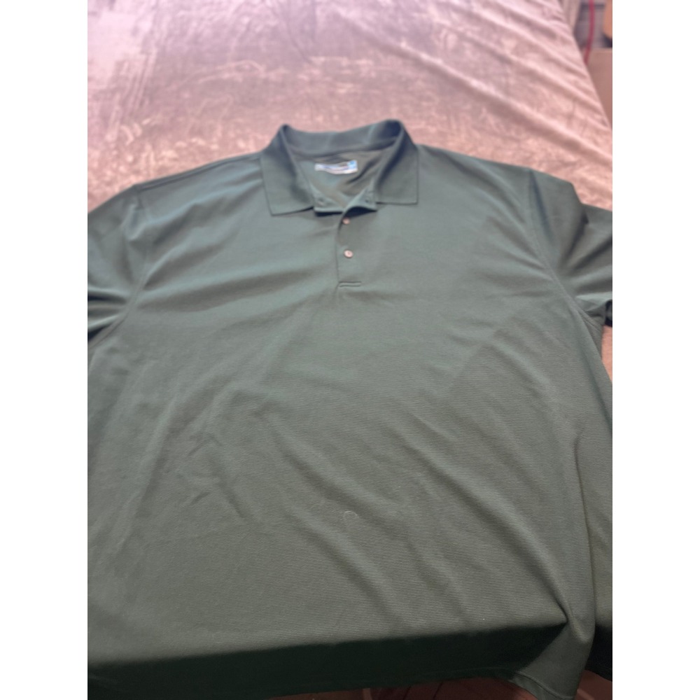 Performance Work Play Mens 4XT Green Polo Shirt Golf Casual